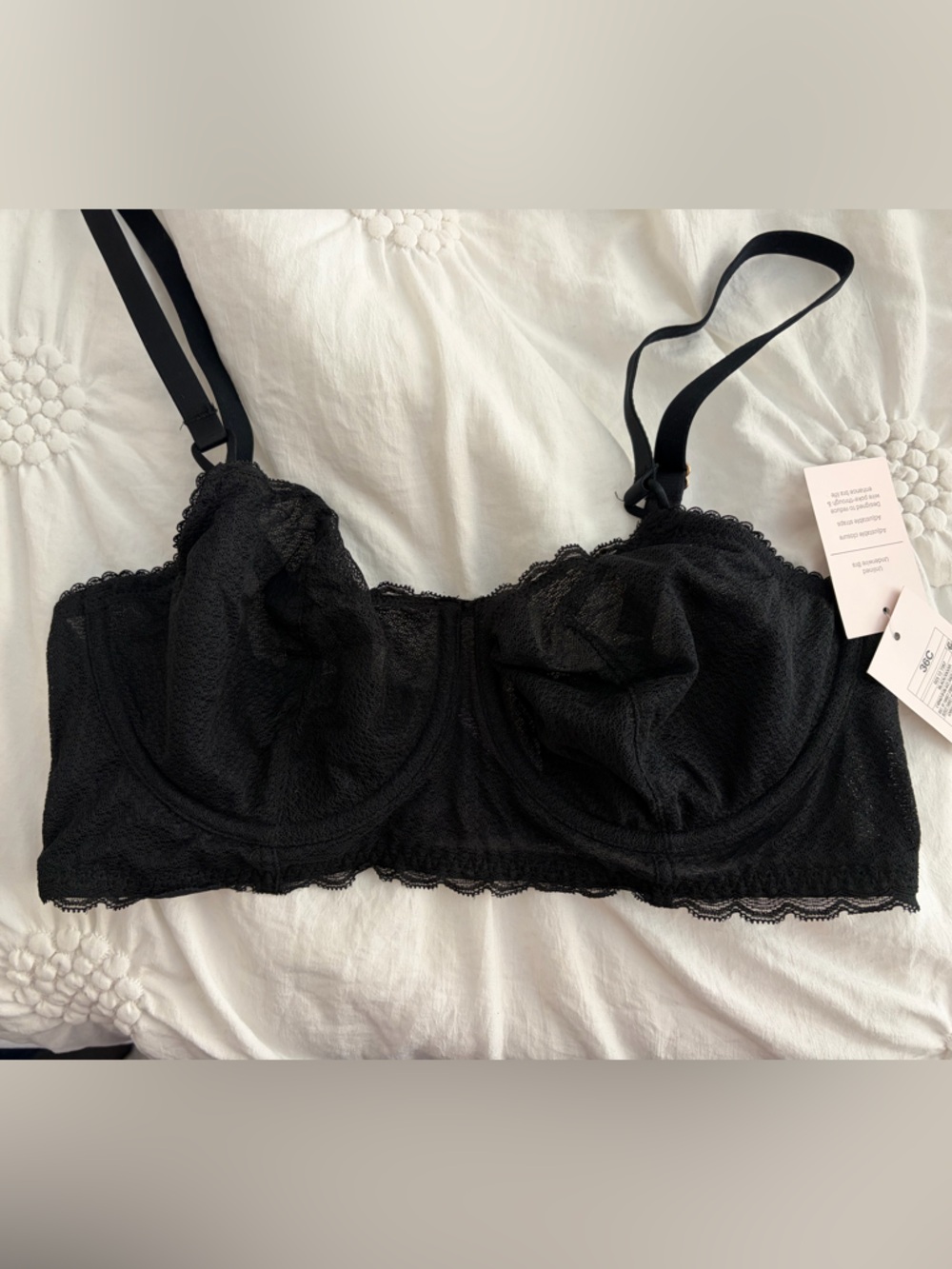 Black Lace Bra